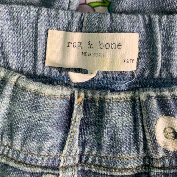 Rag And Bone Miramar Faux Jeans Knit Joggers Size:XS - Picture 10 of 15